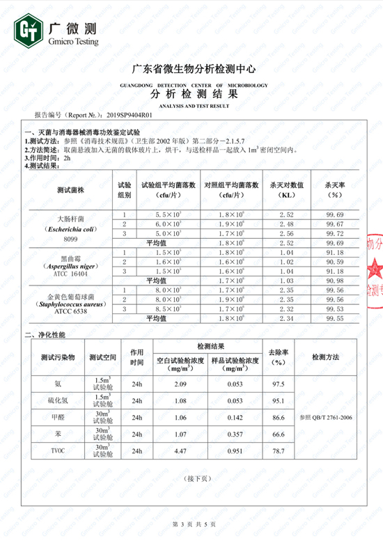 病菌檢測(cè)報(bào)告