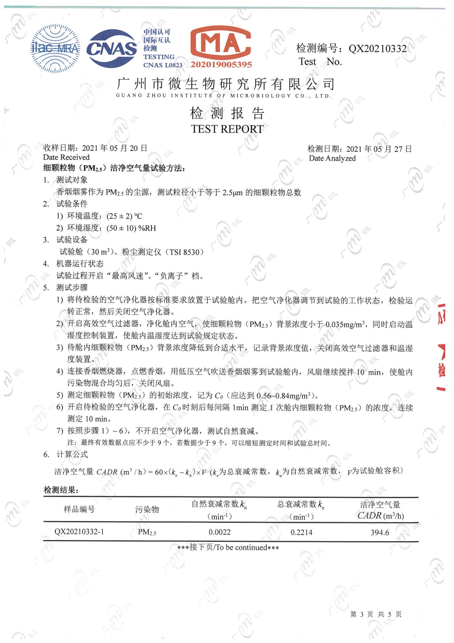 PM2.5 檢測(cè)報(bào)告（01）